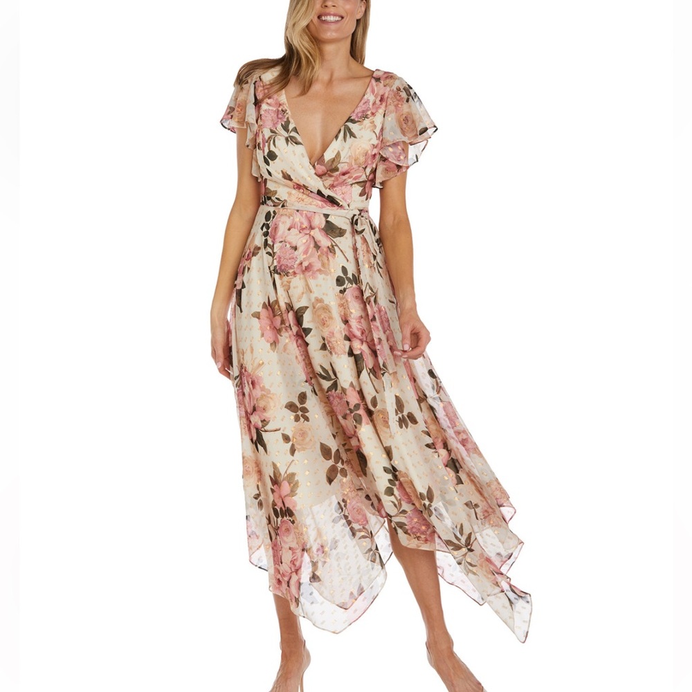 Women's Floral Formal Spring Dress